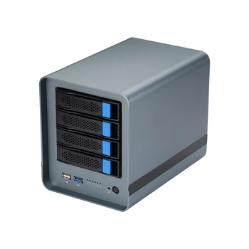 QOTOM NAS Q30912DS Protsessor 4305U Ventilaator 4* 2.5 Gigabit LAN Support 4 x 3,5-tolline HDD + 2 x M. 2 SSD