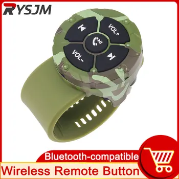 Remote Control Meedia Traadita Bluetooth-ühilduva Nuppu puldil Auto, Mootorratas, Bike Rool MP3 Muusikat Mängida