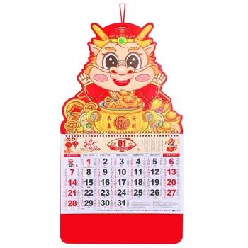 Rippuvad Kalendrikuu Seinale Paigaldatud Kalender Hiina Stiilis Kalender Kodu Kaunistamiseks 2024
