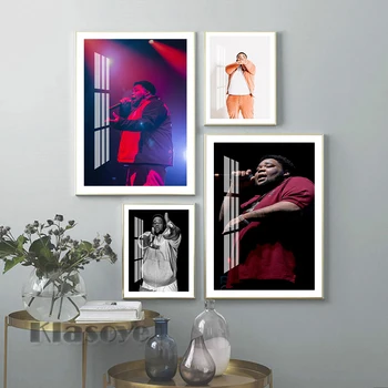 Rod Laine Hip-Hop Muusika Laulja Art Prints Star Portree Seina Riputamise Lõuendile Maali Räppar Fännid Koguda Baar, Pubi, Klubi Home Decor