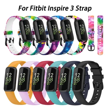 Silikoon Käepael Jaoks Fitbit Inspire 3 Rihma Fitbit Inspire 3 Smart Watch Käevõru Watchband Jaoks Inspire3 Correa (Nr Watch）