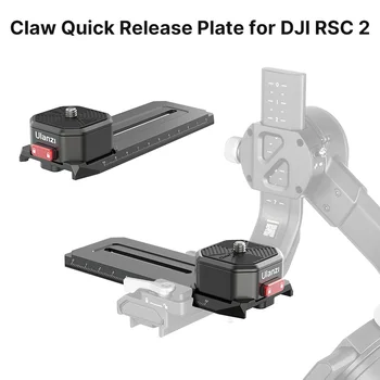 Ulanzi Küünis Quick Release Plate jaoks DJI RSC 2 Gimbal Stabilizer Square Quick Release kate ühildub Original Objektiivi Omanik