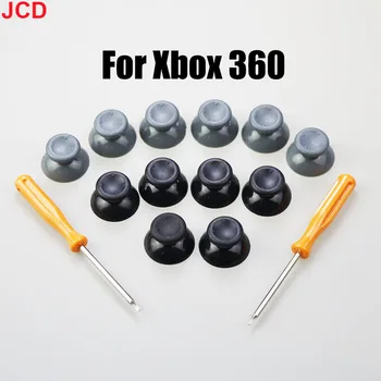 Uus 7tk/set Must Hall 3d Analog Stick Xbox 360 Kontrolleri Thumbsticks Caps X box 360 Gamepad Remont Osad Tööriist