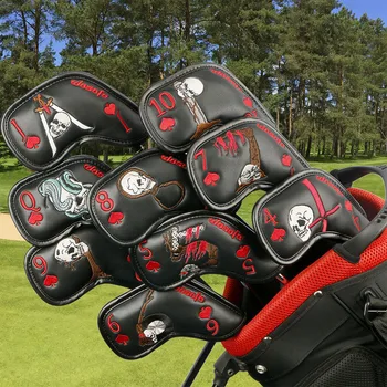 Uus Kolju mängukaardid golf club hõlmab headcovers Juhi Fairway Hübriid Veekindel Kaitse PU Nahk Pehme Vastupidav Kate