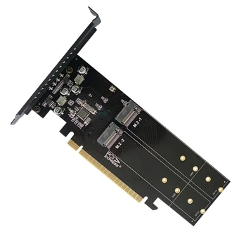 Uus Pcie M2 Kaardi Adapter Pcie X16 4 Port M2 NVME Klahvi M SSD Converter M. 2 PCI Express X16 Adapter RAID laienduskaardi