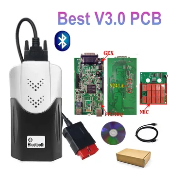 Uus Vci V3.0 PCB Tnesf Delphis Orpdc Bluetooth-USB-OBD2 OBD Skänneri 2020.23 keygen Auto Auto Auto Skanner Diagnostic Tool