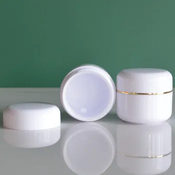Valge Plastikust 150g Korduvtäidetavaid Pudelid Tühjad Meik Reisi Face Cream Kreem Jar-ja Kosmeetikatooted Konteiner Tühi Meik Purk Purk