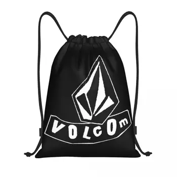 Volcom-Logo Pingutusnöör Seljakott Jõusaal Sport Sackpack String Kott trenni