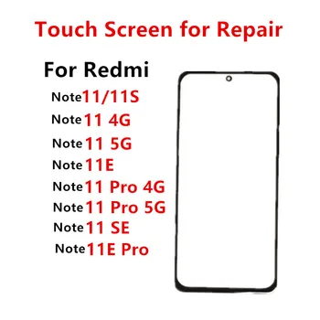 Välimine Ekraan Xiaomi Redmi Lisa 11 Pro 4G 5G 11E SE Plus Ees Touch Panel LCD Ekraan Klaasist Kate Objektiivi Remont Asendada Osad