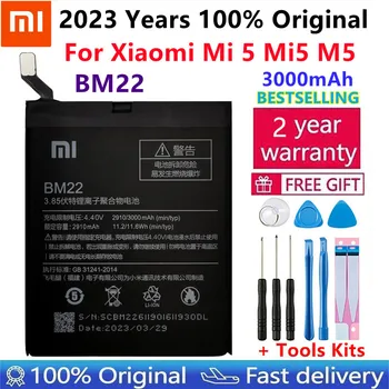 Xiao Mi Originaal Telefoni Aku BM22 Jaoks Xiaomi Mi 5 Mi5 M5 3000mAh Kvaliteetne Asendamine Aku Jaemüügi Pakendis Tasuta Tööriistad