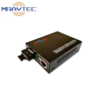 10/100/1000Base-T to 1000base-FX Ethernet Kiudaineid Media Converter 1FX port 1 RJ45 port 1000M SM 20km KS koos Power Adapter