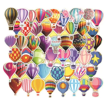 10/30/50tk Cartoon Hot Air Balloon Kleepsud Kohver Rula Sülearvuti Pagasi Külmik, Telefon Car Styling DIY Decal Pegatinas
