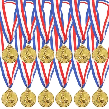 12 Tk Jalgpalli Karikavõistluste Hõbemedal Õrn, Medalid, Auhinnad Lapsed Jalgpall Tsingi Sulam Õpilane