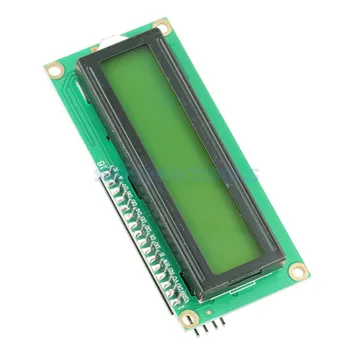 1X LCD1602+I2C LCD 1602 moodul Kollane ekraan IIC/I2C LCD1602 Adapter plaadi arduino