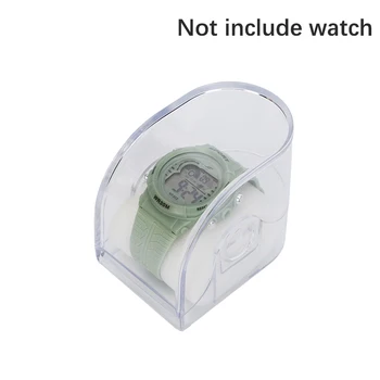 1tk Ristkülikukujuline Läbipaistev Plastikust Kasti Vaata Ekraan mälu Omaniku Korral Täiskasvanud Laste Smart Watch Kaitsva Kasti Korraldaja