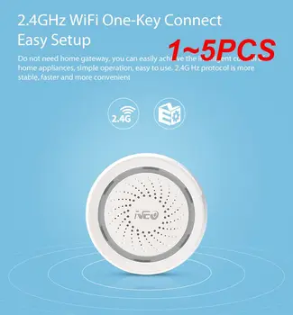 1~5TK Compatiab Alexa Echo Kodus Wifi Sireen Alarm Sensor ja App Teavitamise Teated,Nr Rummu Vajalik Plug And Play