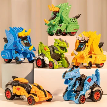 2 In 1 Koletis Veoauto Ümberkujundamise Auto Mänguasi Lastele Dinosaurus Auto Mänguasi Ümberkujundamise Mänguasjad Poiss Deformatsioon Arvandmed Robot Mänguasjad