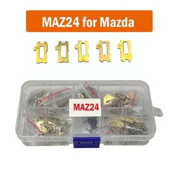 200Pcs MAZ24 Messing Auto Võti Lock Roo-Lukk Plaadi Mazda Auto Luku Remont, Lisaseadmed 5 Tüüpi Iga 40pcs