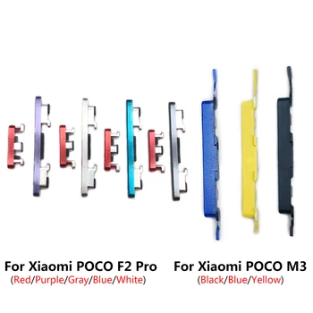 20Pcs/Palju, Pool Klahv Power ja Volume Nupud Nupp Xiaomi Poco M3 F2 Pro Varuosade Remont