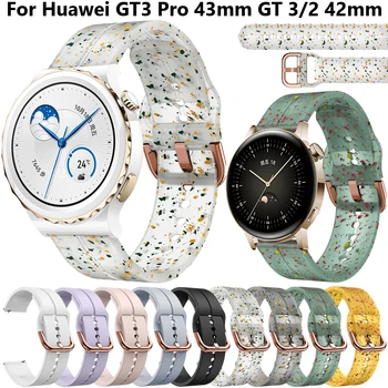20mm Silikoon Kella Rihma Huawei Vaadata GT3 Pro 43mm Smartwatch Käepaela Käevõru GT 3 2 GT2 GT3 42mm Naine Watchbands Vöö
