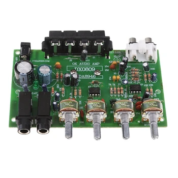 2X DX0809 Kahe Kanaliga Võimendi Juhatuse 60W Hi-Fi Stereo Audio Võimendi Helitugevus Helin Control Board Komplekt