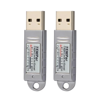 2X USB Termomeeter Temperatuuri Andur Data Logija Diktofoni Arvuti Windows Xp Vista/7