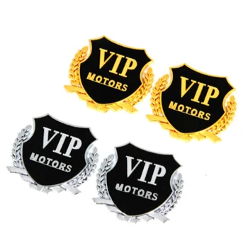 2tk Car Styling 3D Logo VIP MOOTORID Kleebis Decal jaoks Opel Mokka Corsa Astra G J H sümboolika Vectra Zafira Kadett Monzas Combo