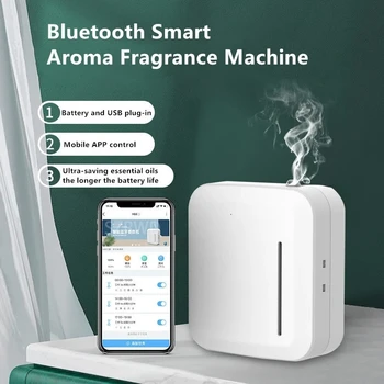 300m3 Smart Lõhn Difuusor APP Kontrolli eeterlik Õli Pihusti Kodu Kaubanduslik Intelligentne Aroom Aroom Masin õhuvärskendaja