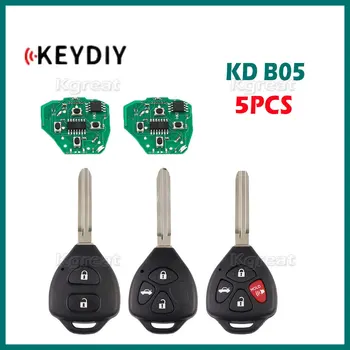 5tk Keydiy KD B-Seeria Universal Remote Key Toyota Stiilis 2/3 Nupud KD B-Seeria Auto Serveri Võti KD900 Kd-x2 KD Mini