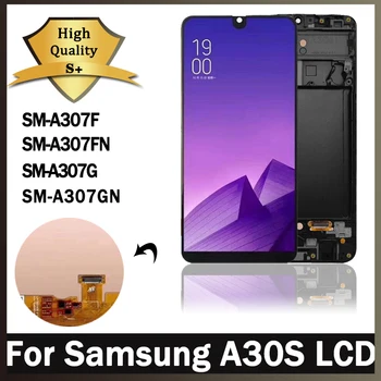 AAA+ A30S Ekraan Samsung A30s A307 LCD A307F A307FN LCD Ekraan Puutetundlik Digitizer Assamblee Asendamine