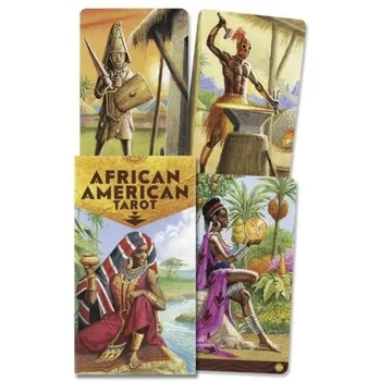 Aafrika-Ameerika Tarot Teki 78 Kaardid Lummatud Aafrika Kultuuri kohta Aafrika Müüt ja Legend Mäng Teki Oracle Tarot