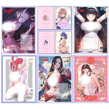 Anime Jumalanna Lugu Hyuga Hinata IJN Noshiro Ayanami Rei Yae Miko Boa Hancock kogumise kaart Laste mänguasjad lauamäng kaart