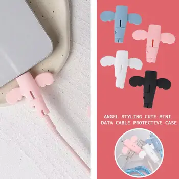 Armas Angel Wing Kaabel Protector C-Tüüpi Laadija Juhe Kaabel Vedru Korraldaja Omanik iPhone Micro-USB-C Line Kaabel Protector