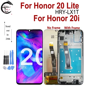Au 20 Lite LCD Raami Huawei Honor20 lite 20i Ekraan HRY-LX1T Ekraani Touch Digitizer Assamblee Asendamine 6.21