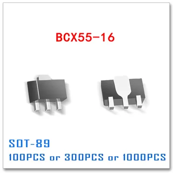 BCX55-16 standard NPN 60V 1A BCX55 100TK 300PCS 1000PCS SOT89 SOT-89 Kõrge Kvaliteediga
