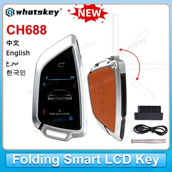CH688A Universaalne Muudetud Smart Remote Key LCD Ekraan BMW/Audi/Benz/Hyundai/Ford/Toyota/Cadillac/VW/KIA mugav sissepääs