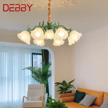 DEBBY Lakke LED-Lühter Loominguline Retro Disain Ripats Lamp Inventar Tööstus -, Köie-Kodu Loft Magamistuba