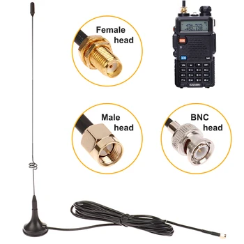 Eest NAGOYA UT-108UV UT-108 Antenn Dual Band UHF-VHF 144MHz/430MHz Jaoks Baofeng TYT/WOUXUN HYT kahesuunaline Raadio-1tk