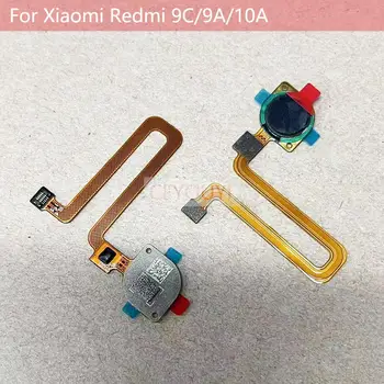 Eest Xiaomi Redmi 9C / 9A / 10A toitenuppu Touch Sensor Skanner Fingerprint Sensor Nuppu Flex Kaabel Parandus Osad