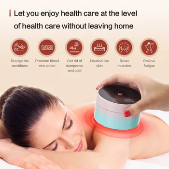 Elektrilised Cupping Stimuleerida Acupoint Body Slimming Massager Guasha Kraapides Soojuse Massaaž Negatiivse Rõhu Nõelravi Ravi