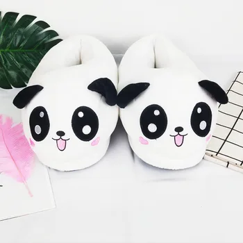 Erilist Panda Sussid Lastele, Sise-Smil Lumi Unisex Armas Naljakas Kingad Meeste Ja Naiste Talve Sussid Kohandatud Sussid Kodu Maja