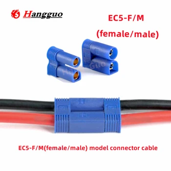 EÜ5-F/M(naine/mees) Mudel lennuk, plug connection cable Suure voolu võimsus 100A aku banana pistik-ühendus kaabel