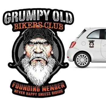 Grumpy Old Man Rider Kleebised Mootorratta Auto Akna Kleebis Paneel Kaunistamiseks Auto Esi-Tagaklaasi Esiklaas Decal Kleebis Eest
