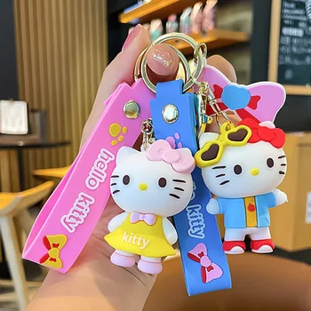 Hello Kitty Võtmehoidja Võtmehoidja Ripats Nukk Kott Ornament Tarvikud Ruumi Seeria Anime Loominguline Kawaii Girls Kingitused