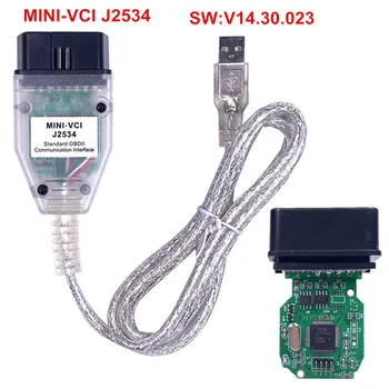 Hot müük Mini VCI Kaablid-õs Techstream Tis J2534 V 15.00.028 Mini Usb Kaabli Diagnostika Kaabel