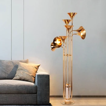 Itaalia Botti Elutuba Villa Diivan Põranda Lamp Nordic Light Luksus Isikliku Loova Hotell Horn Valgustus