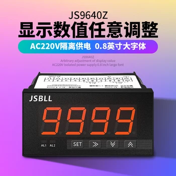 JS9640Z Intelligent Digital AC Ammeter ALALISVOOLU Voltmeeter 0.8 Tolline Font AC220V Toide Isolatsiooni