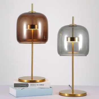JUBE Tabel Lamp, vintage Klaas Lambivarju Lihtne Vistosi Jube Lamp replica disain lamp Loominguline kohvi Kodus Magamistoas voodi kõrval Tuled