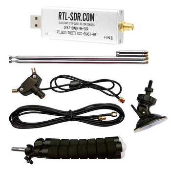 Jaoks RTL-SDR Blogi V3 R820T2 TCXO Vastuvõtja+Antenn Täielik Komplekt Osad Biast SMA Tarkvara Määratletud Raadio 500Khz-1766Mhz Kuni 3,2 Mhz