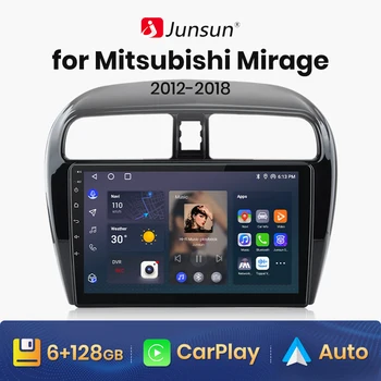 Junsun V1 AI Häält, Traadita CarPlay Android Auto Raadio Mitsubishi Mirage 2012 2013-2018 4G Auto Multimeedia GPS 2din autoradio